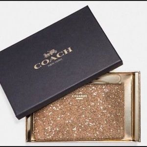 Gold Star Glitter Wristlet NWT RARE Color